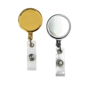 Round Metal Reel Badges