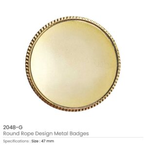 Round Rope Design Logo Badges - Image 3