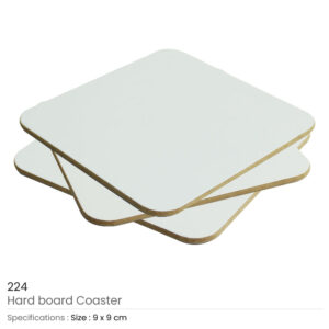 Hardboard Tea Coasters Size: 9 x 9 cm - Image 4