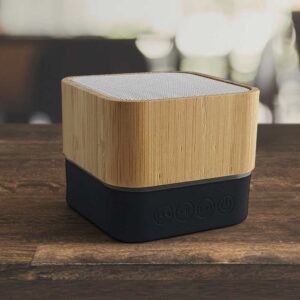 Cube Bamboo Bluetooth Speakers Ver. 5.0 - Image 4