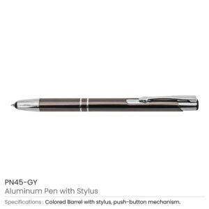 Aluminum Pens with Stylus - Image 5