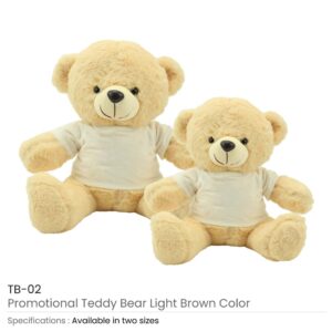 Promotional Teddy Bear Toys with Printable White Tshirt - Image 3