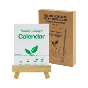 2025 Table Calendars with Plantable Seeds - Image 9