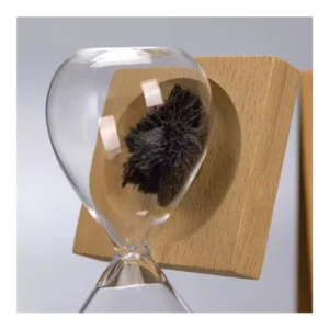 Magnetic Sand Timer with Wooden Base - 2 Minutes - Image 6