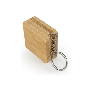 Bamboo Retractable Measuring Tape Keychains - Image 8
