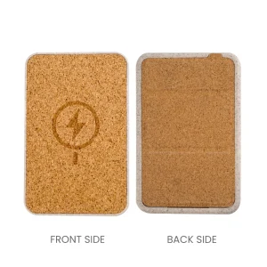 Cork MagSafe Wireless Powerbank with Foldable Stand, 15W, 10000 mAh - Image 5