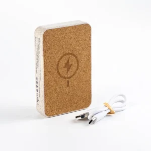 Cork MagSafe Wireless Powerbank with Foldable Stand, 15W, 10000 mAh - Image 9