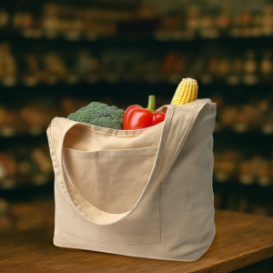 Cotton Hobo Bags with Front Pocket, 10 oz (340 GSM) - Image 9