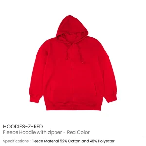 Fleece Hoodies with Zipper in (S to 3XL) Sizes - Image 12