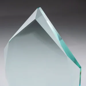 Iceberg Design Crystal Awards with Glass Base - Image 5