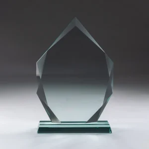 Iceberg Design Crystal Awards with Glass Base - Image 3