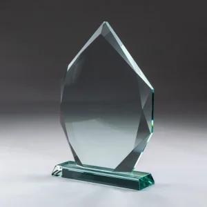 Iceberg Design Crystal Awards with Glass Base - Image 4