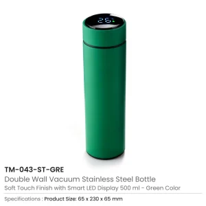 Smart Temperature LED Display Bottles in Soft Touch Finish - 500ml - Image 8