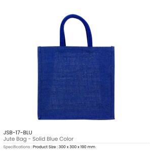 Reusable Square Jute Shopping Bags - Image 6