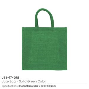 Reusable Square Jute Shopping Bags - Image 5