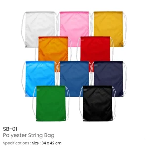 Promotional Drawstring Bags in High-Quality Polyester Material - Image 4